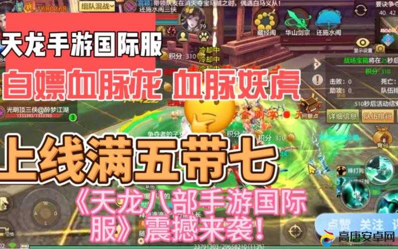 天龙八部手游新纪元2025年春节特别版5月22日11时新服新区震撼开启